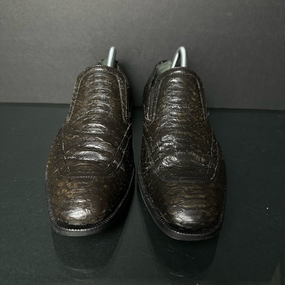 Salvatore Ferragamo Shoes 8.5 Brown Python. - image 2
